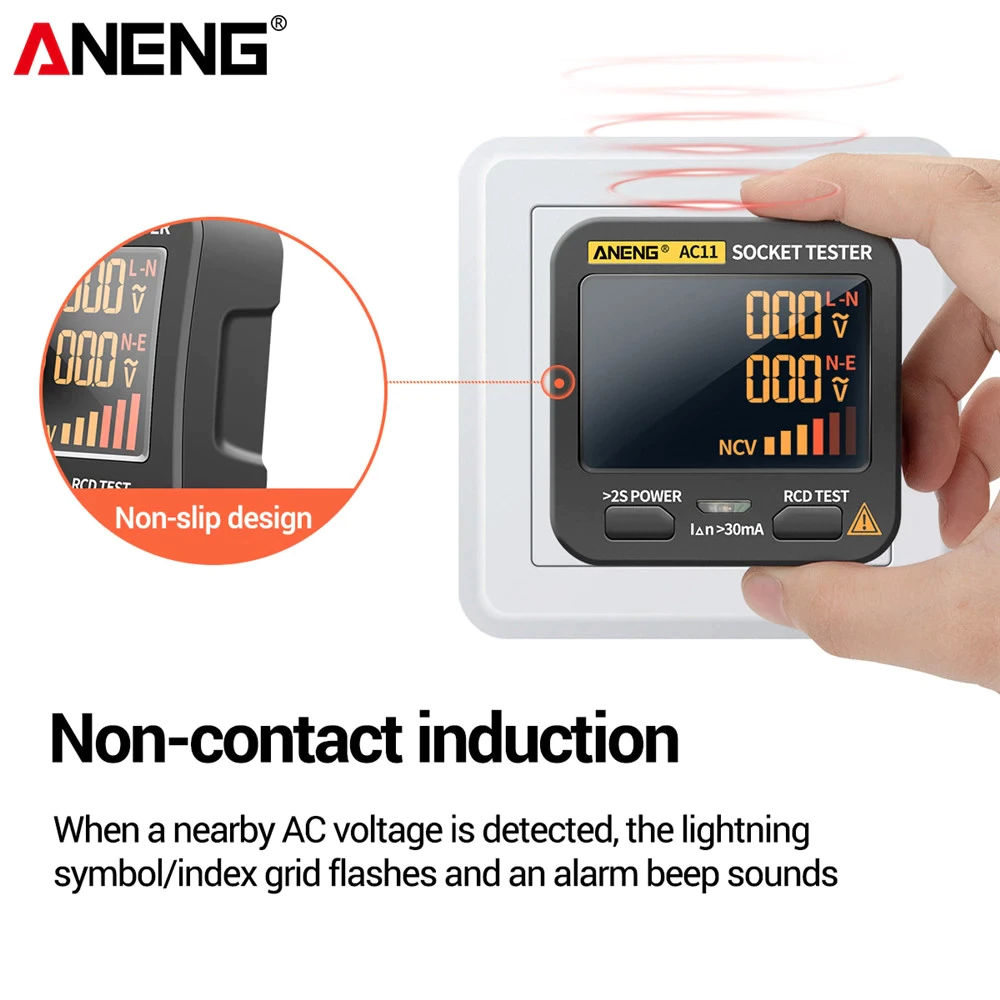 Дигитален тестер за контакти ANENG AC11