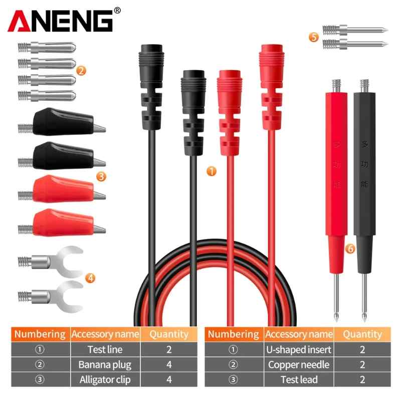 ANENG PT3003 комплект сонди 1000V с 16 допълнителни накрайника