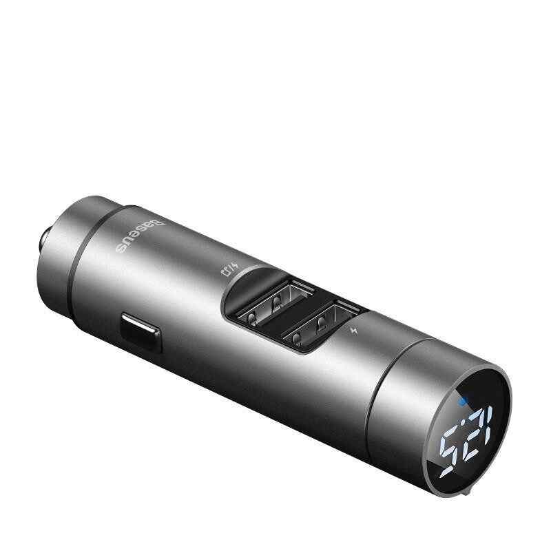 Bluetooth FM предавател със зарядно устройство USB 3.1A Baseus BS-01