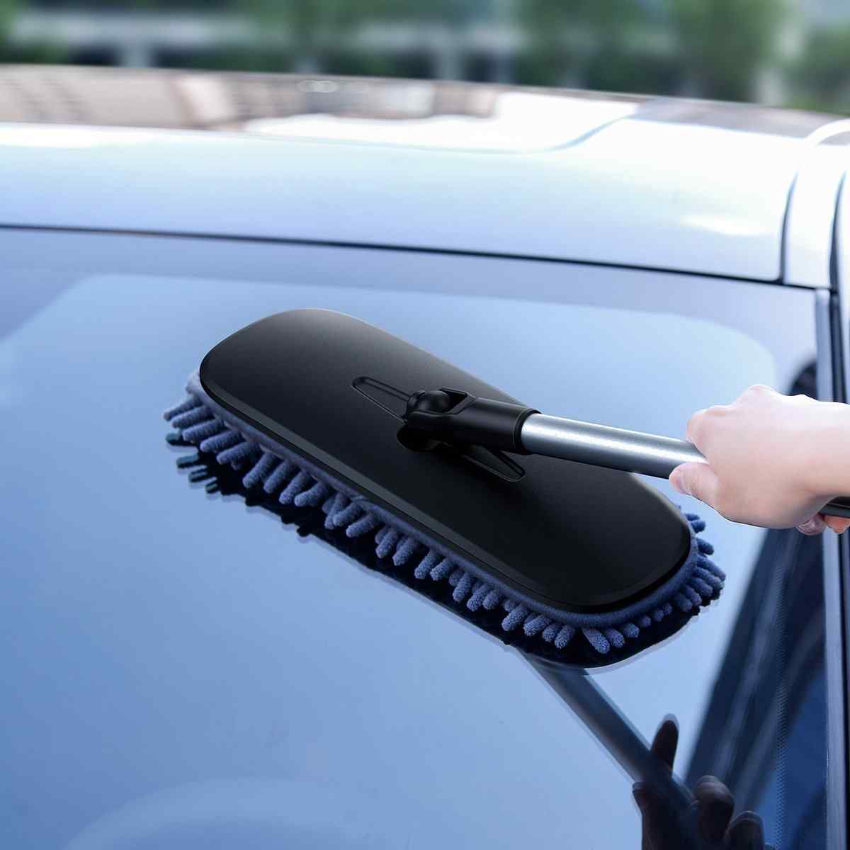 Телескопичeн моп за мокро и сухо почистване на автомобила и дома