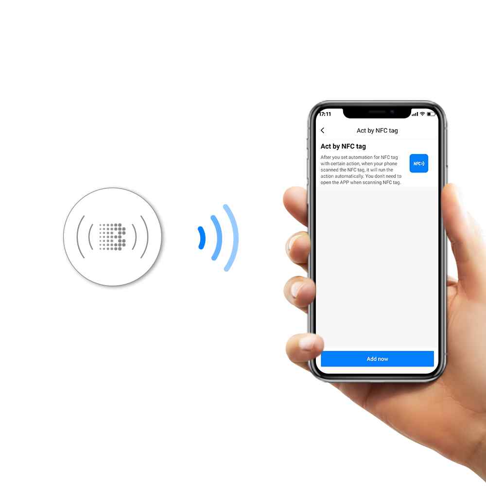5 броя водоустойчиви BroadLink NFC tag с цветни стикери 5 броя водоустойчиви BroadLink NFC tag с цветни стикери