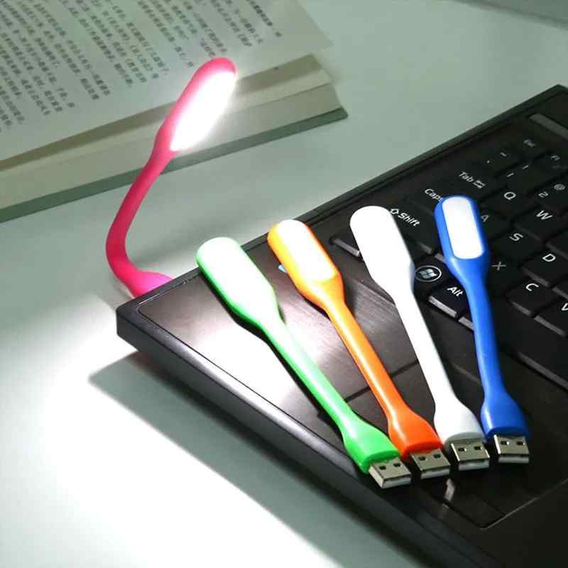 Малка гъвкава нощна USB LED лампа