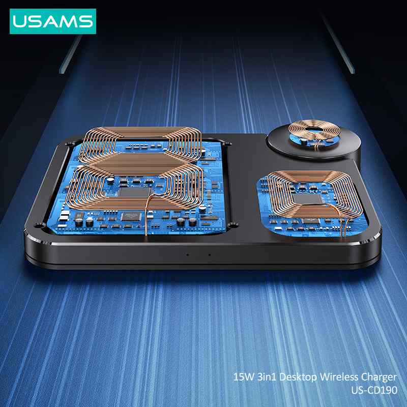 Безжично зарядно USAMS CD190