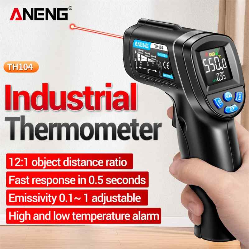 Безконтактен цифров инфрачервен термометър ANENG TH104