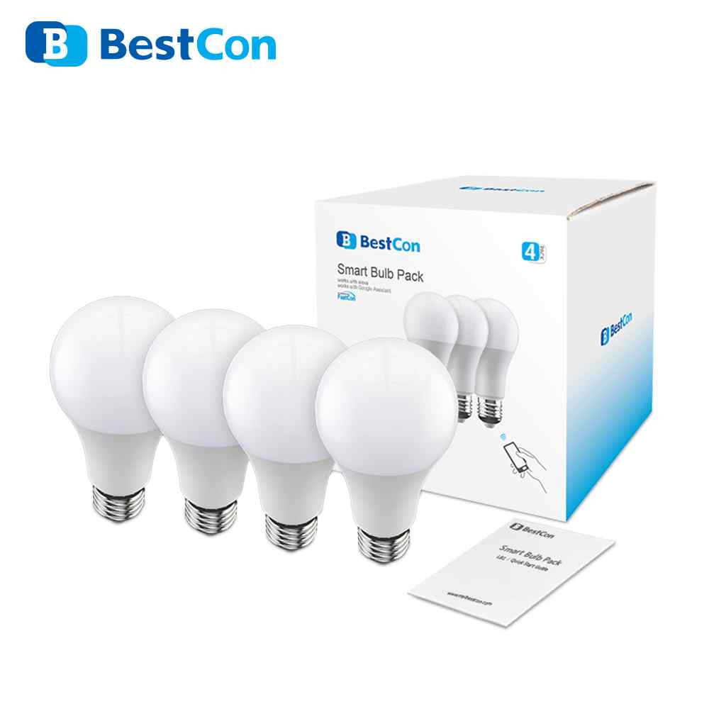 BestCon LB1 LED крушка с Wi-Fi управление LB1 комплект (четири броя)